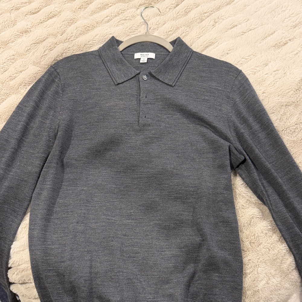 Reiss Gray Polo Shirt